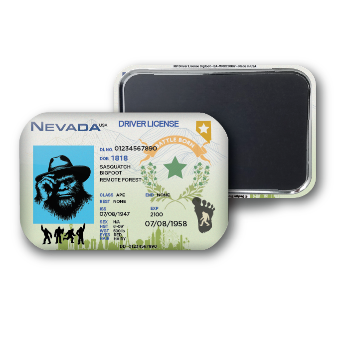 Nevada Mini Bigfoot Driver License