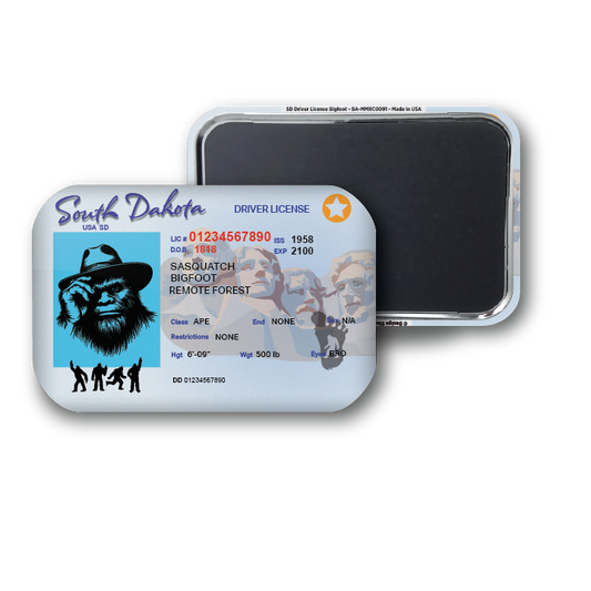 South Dakota Mini Bigfoot Driver License