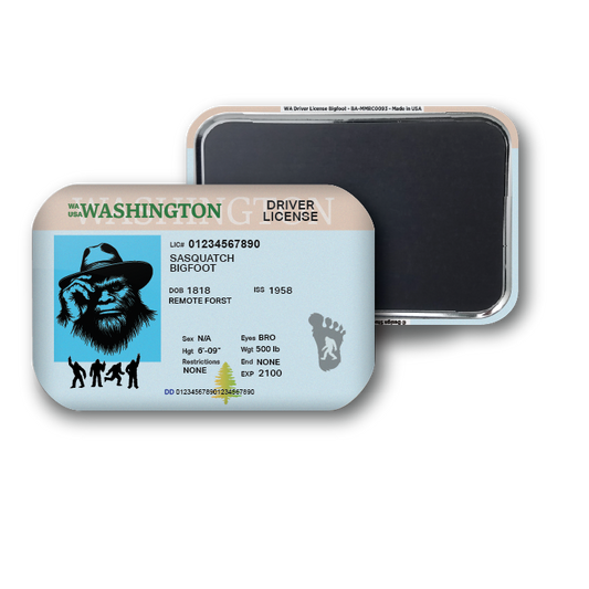 Washington Mini Bigfoot Driver License