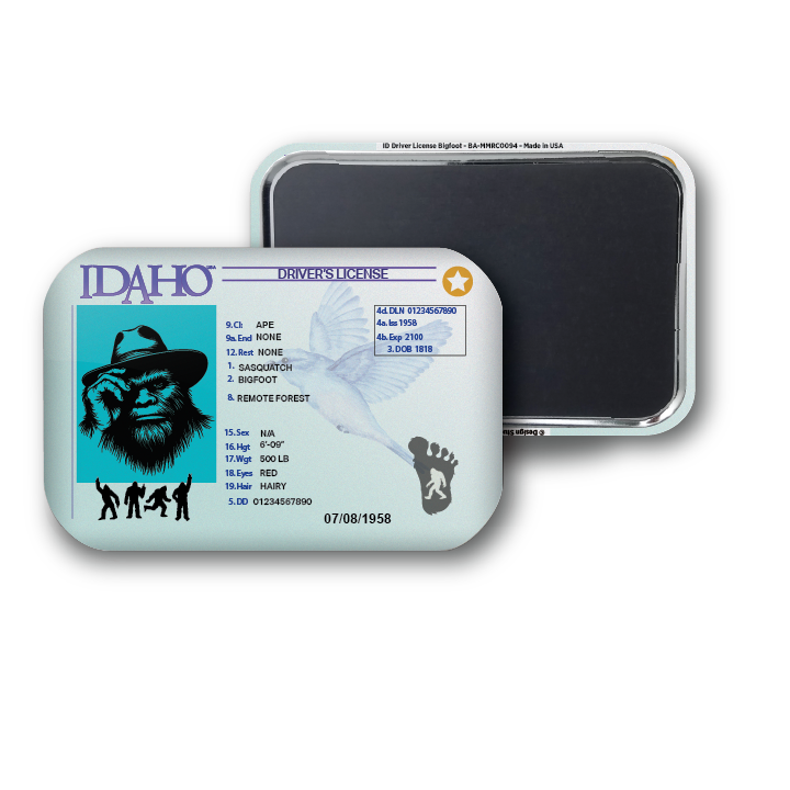 Idaho Mini Bigfoot Driver License