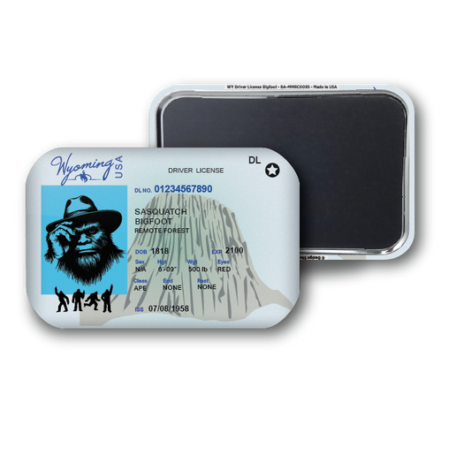 Wyoming Mini Bigfoot Driver License