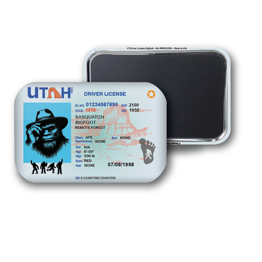 Utah Mini Bigfoot Driver License