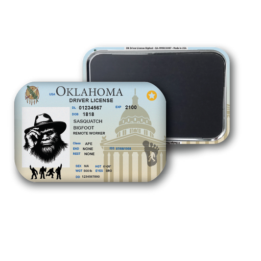 Oklahoma Mini Bigfoot Driver License