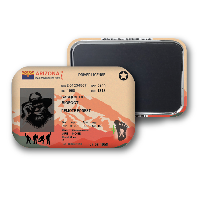 Arizona Mini Bigfoot Driver License