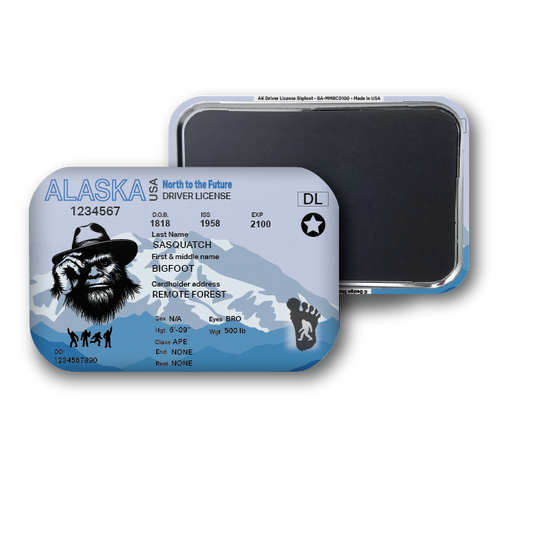 Alaska Mini Bigfoot Driver License