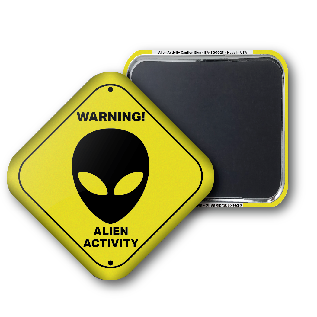 Alien Activity Caution Sign