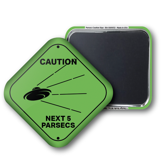 Parsecs Caution Sign