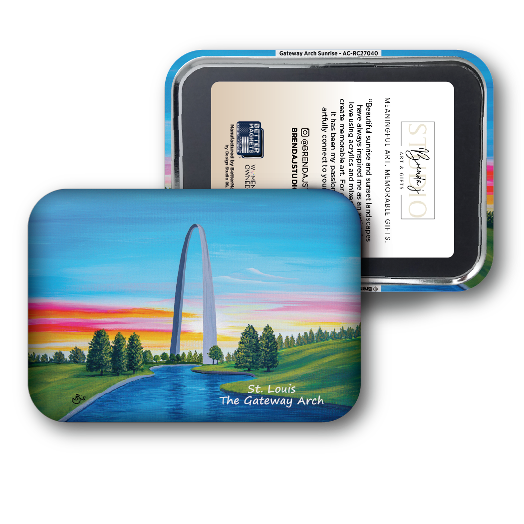 Brenda j Studio | Gateway Arch Sunrise