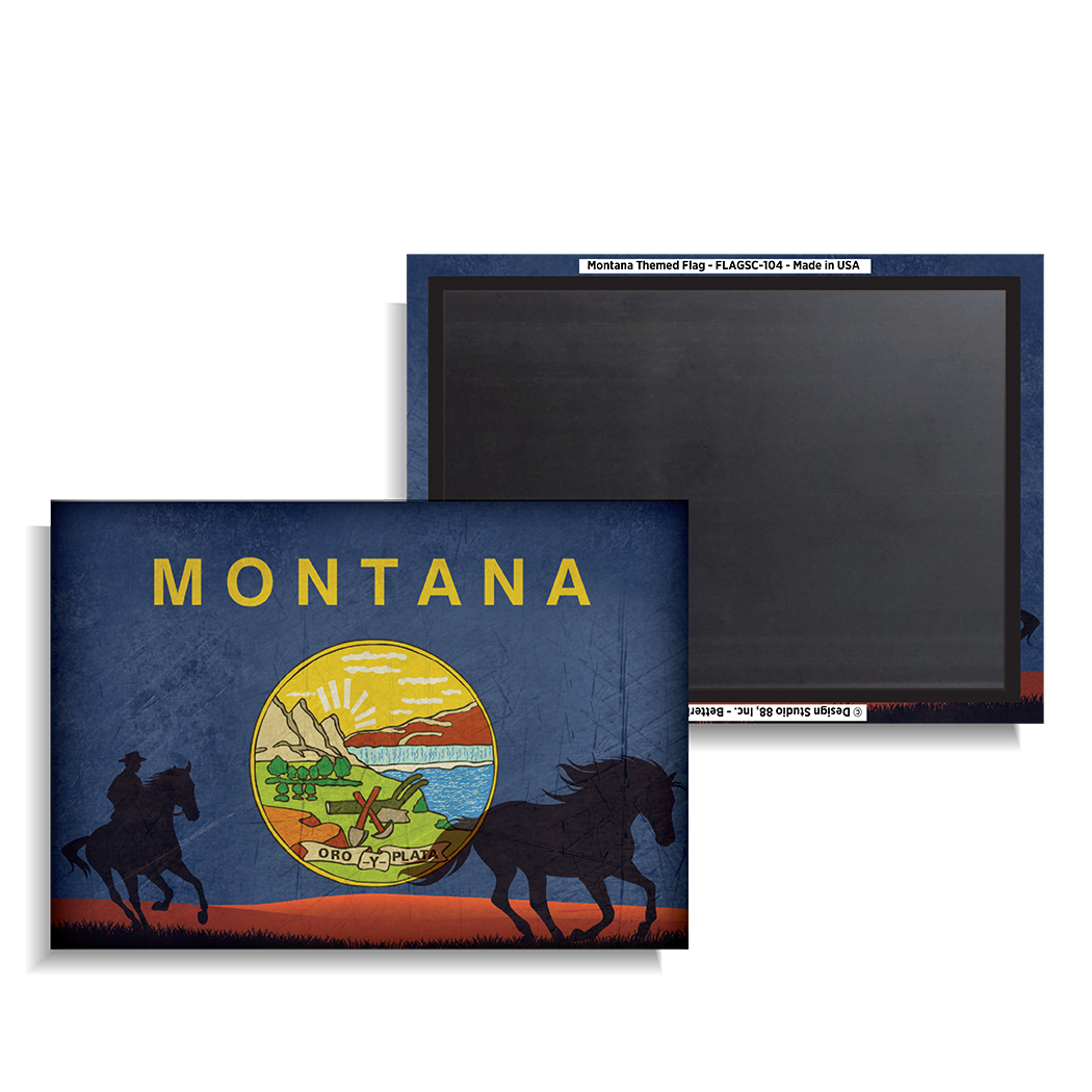 Montana Themed Flag