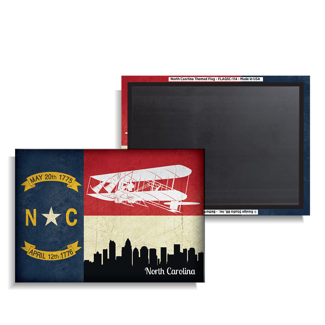 North Carolina Themed Flag
