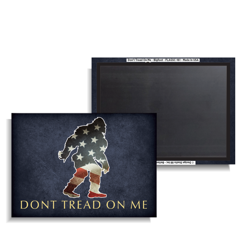 Don't Tread On Me Bigfoot Flag