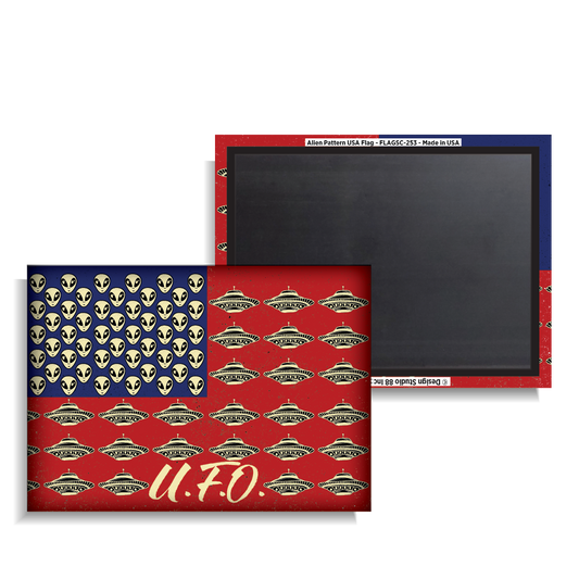 Alien Pattern USA Flag