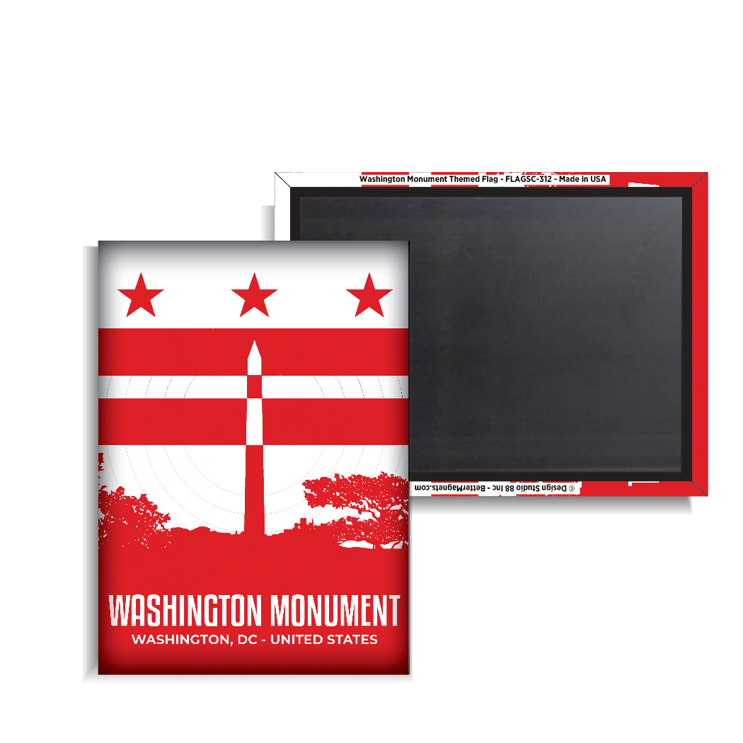 Washington Monument Themed Flag