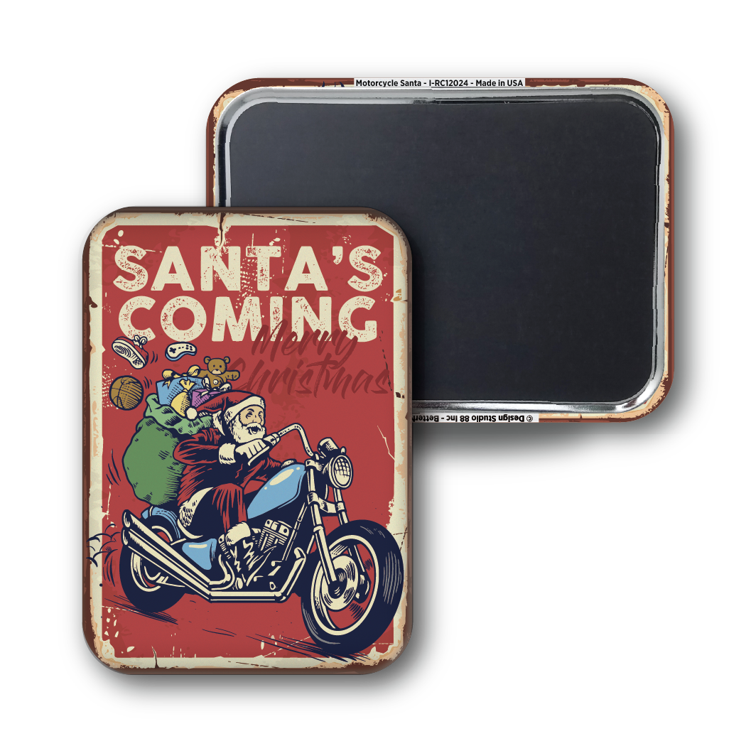 Motorcycle Santa