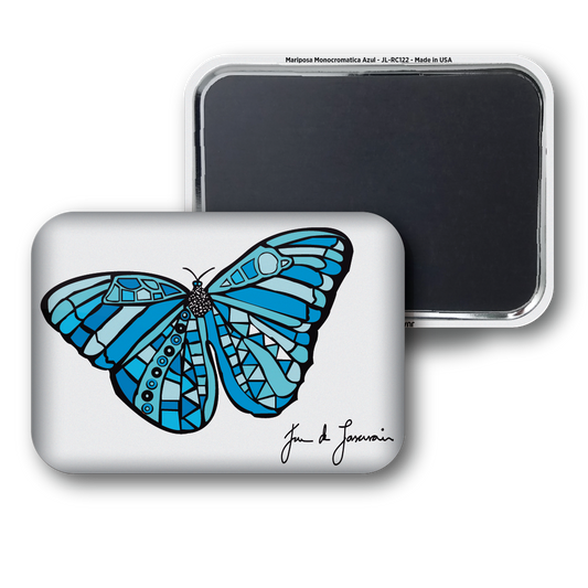 Juan De Lascurain | Mariposa Monocramatica Azul