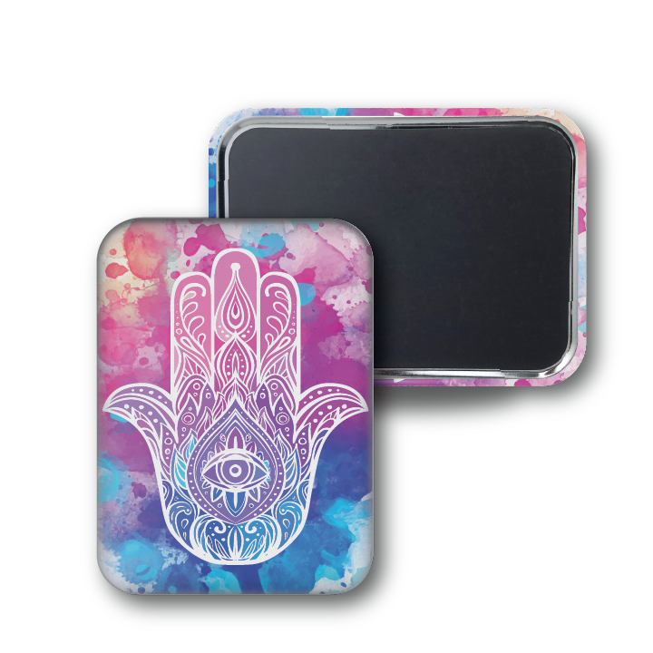 Watercolor Hamsa Amulet