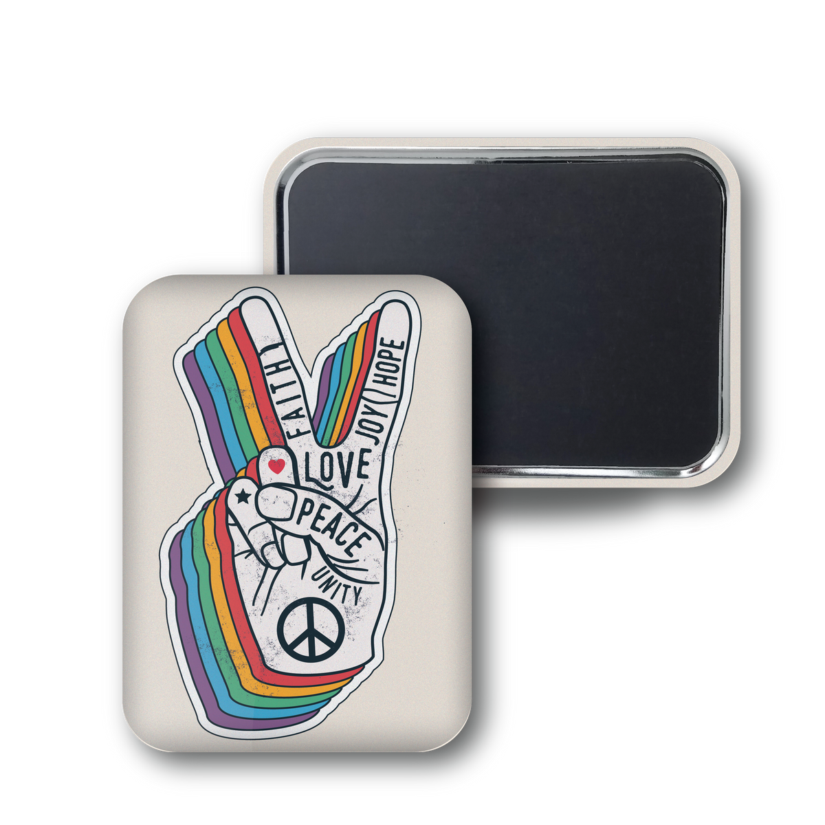 Rainbow Peace Sign