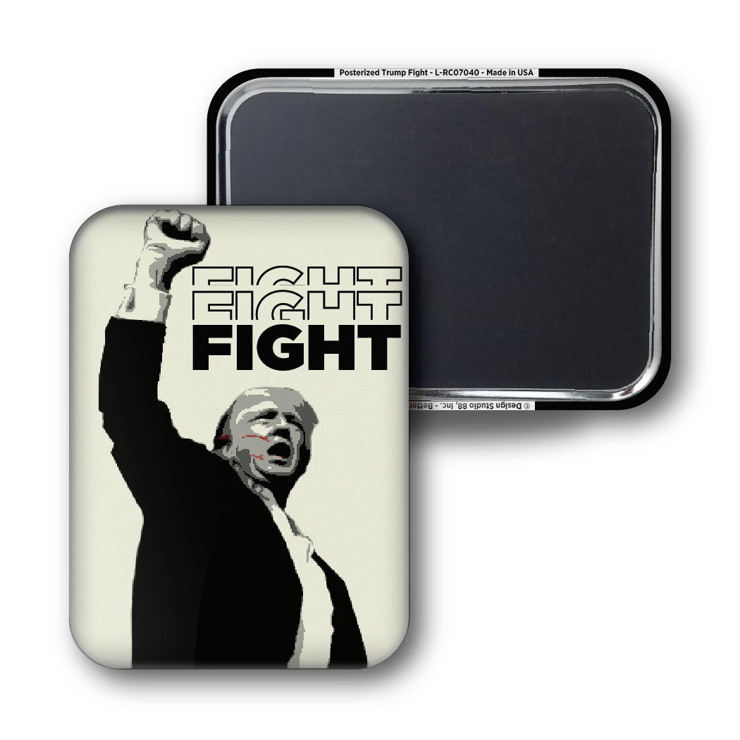Posterized Trump Fight