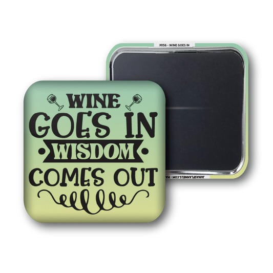 Jana's Flannels | Wine Goes In