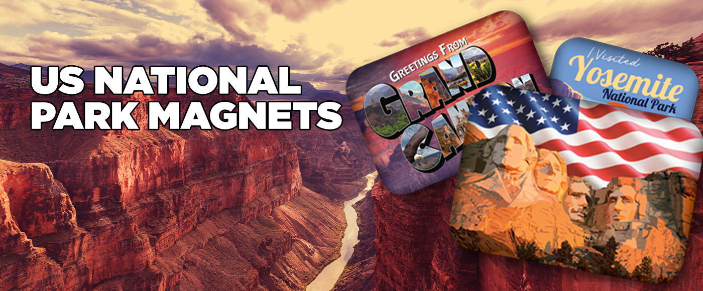 US National Park Magnets