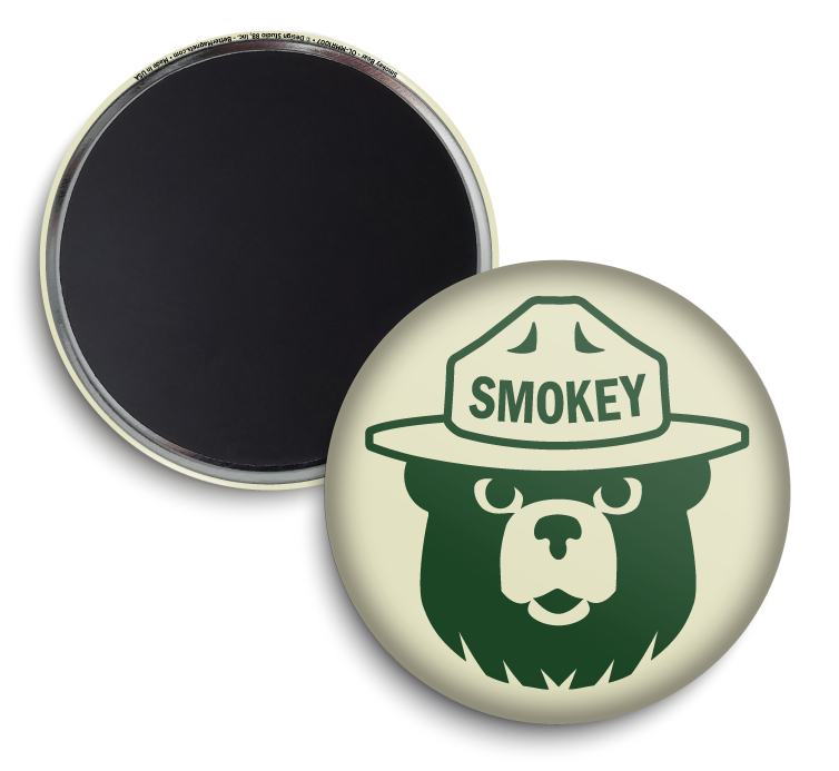 Smokey Bear 1.75-in Round Better Minis 4-Pack | Series 2 | Officially Licensed Smokey Bear