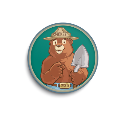Smokey Bear 1.75-in Round Better Minis 4-Pack | Series 4 | Officially Licensed Smokey Bear