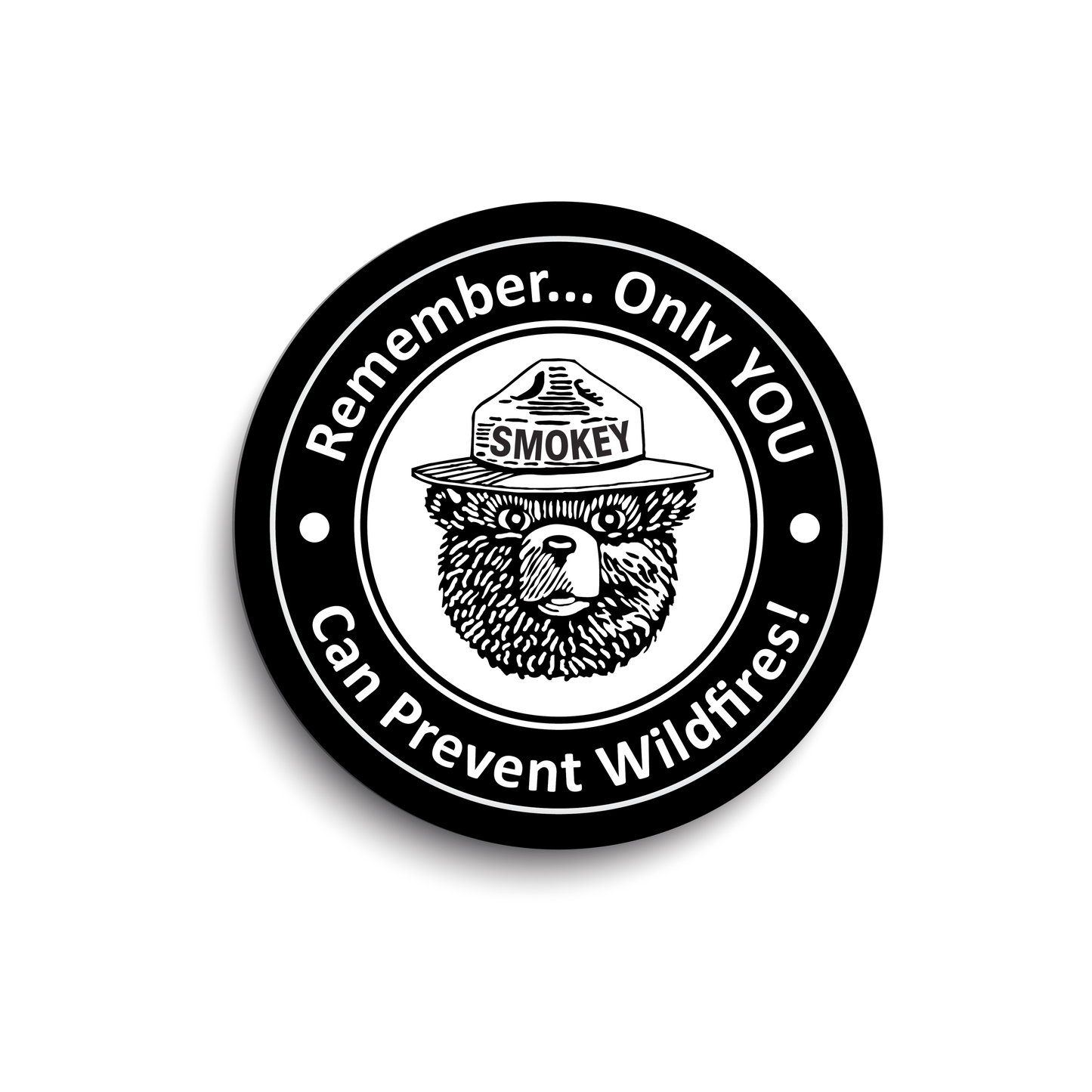 Remember Only You (Black) | Officially Licensed Smokey Bear