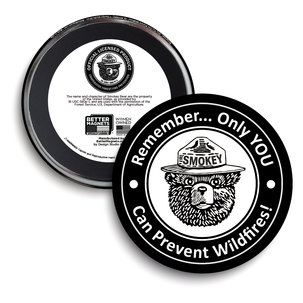 Remember Only You (Black) | Officially Licensed Smokey Bear