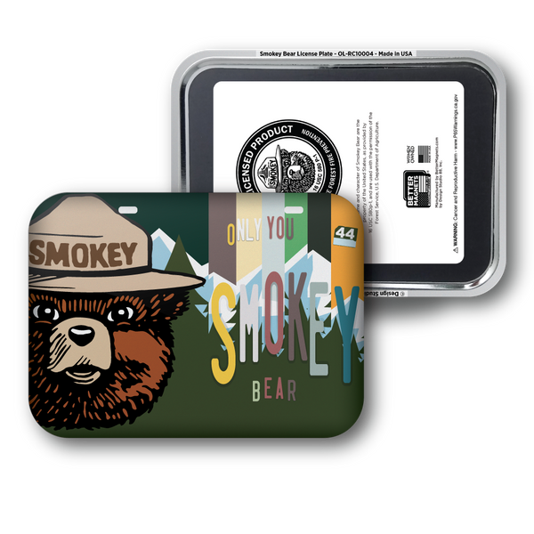 Smokey Bear License Plate | Officially Licensed Smokey Bear