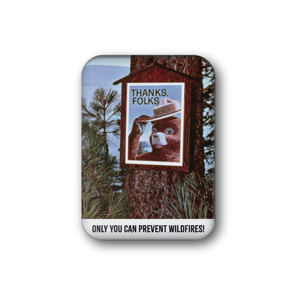 Thanks Folks Sign | Officially Licensed Smokey Bear