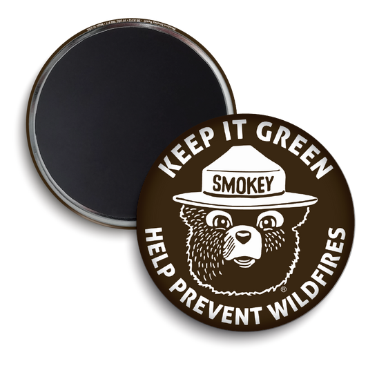 Woodcut Smokey Bear