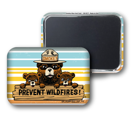 Smokey Bear And Cubs