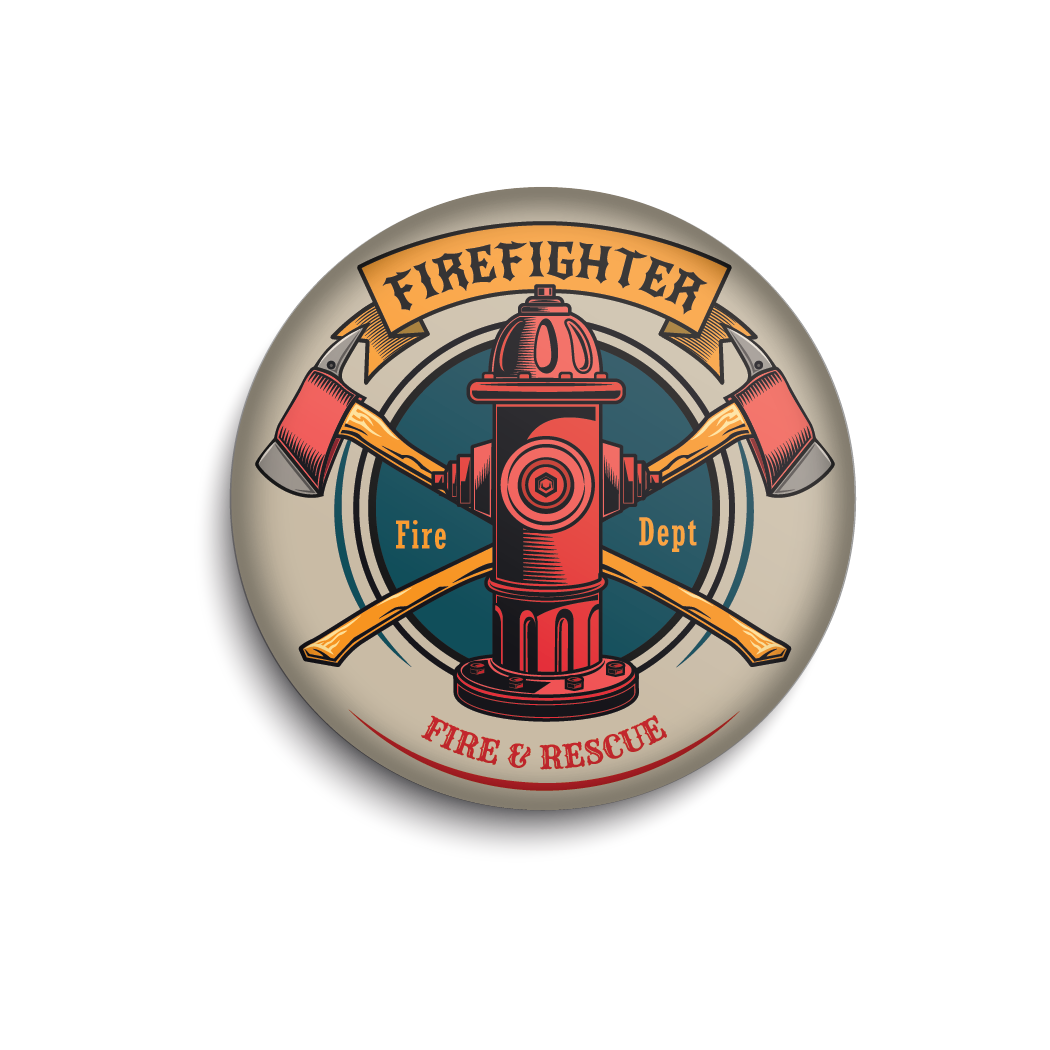 Firefighter Stylized Emblem
