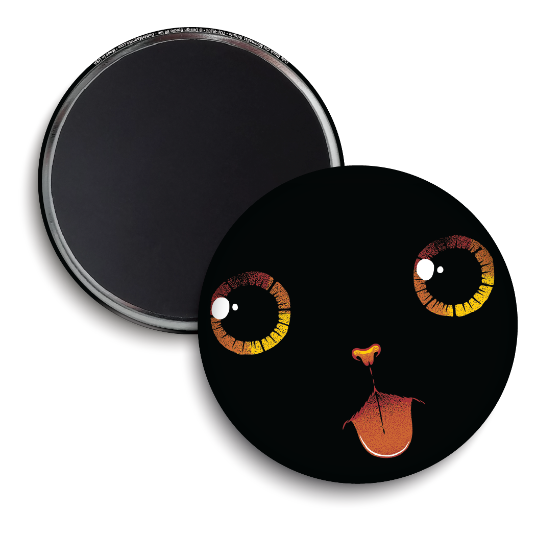 Cute Black Cat Tongue - Tobe