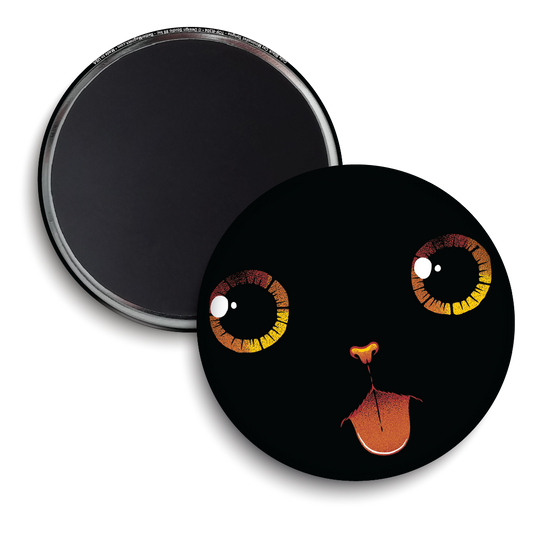Cute Black Cat Tongue - Tobe