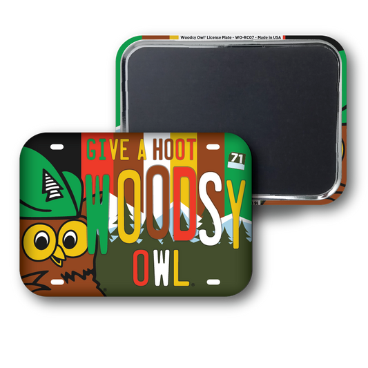 Woodsy Owl License Plate